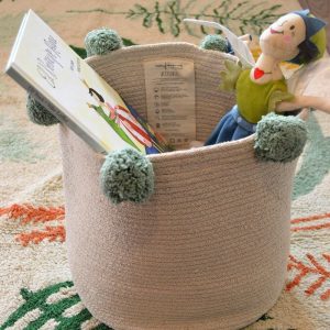 Basket Bubbly Natural-Green