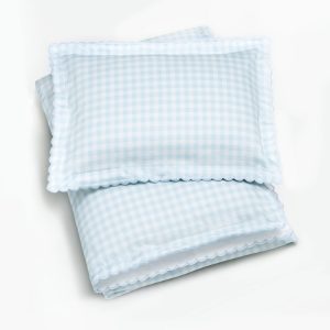Picnic Gingham Toddler Duvet Set - Blue