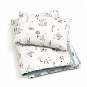Adventures in Wonderland Toddler Duvet Set - Aqua