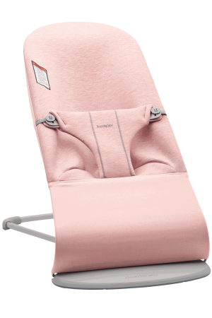 Baby Bouncer Bliss: 3D Jersey | Light Pink