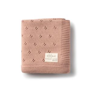 Flower Pink Baby Blanket