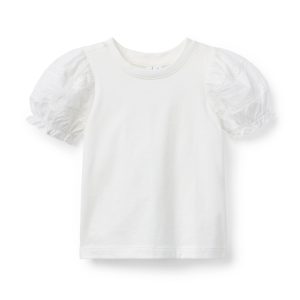 Lace Puff Sleeve Top