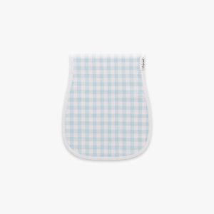 Picnic Gingham Burp Cloth - Blue