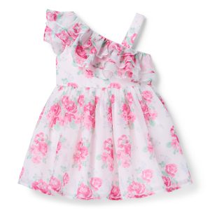 The Rose Ruffle Party Dress
