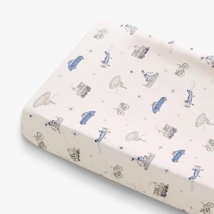 Transit Treasures Changing Pad Cover - Blue