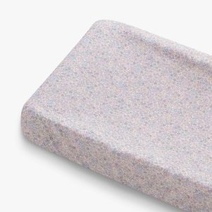 Enchanted Wildflowers Changing Pad Cover - Ivory