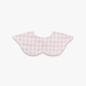 Picnic Gingham Winglet Bib - Pink