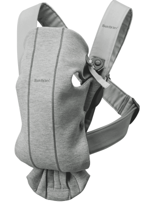 Baby Carrier Mini, 3D Jersey, Light Gray