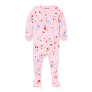 Baby Good Night Footed Pajama In Nutcracker Dreams