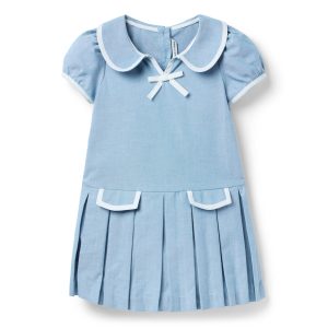 The Oxford Pleated Dress