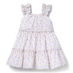 Ditsy Floral Ruffle Strap Dress