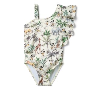 Recycled Disney Mickey Mouse Safari Swimsuit