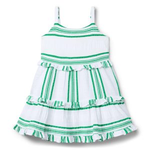 Striped Ruffle Dress