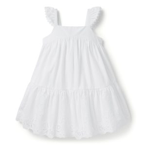 The Embroidered Floral Hem Dress