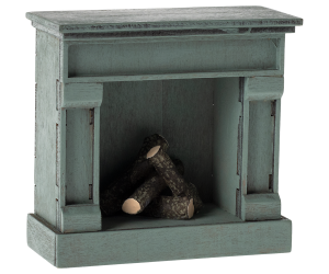 Fireplace, Mouse - Blue
