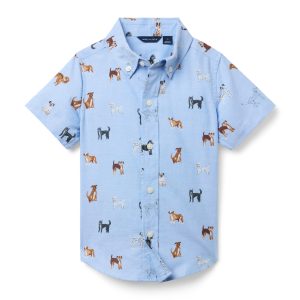 Dog Friends Oxford Shirt