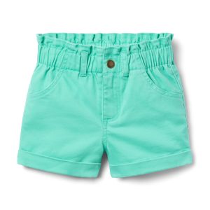 Twill Paperbag Waist Short