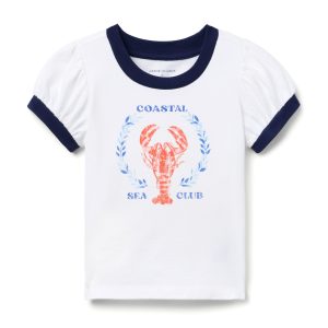 Sea Club Puff Sleeve Tee