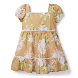 Floral Puff Sleeve Dress