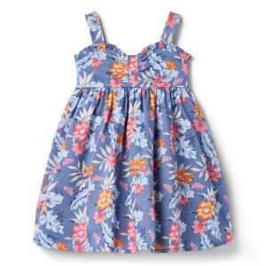 Tropical Floral Sweetheart Dress