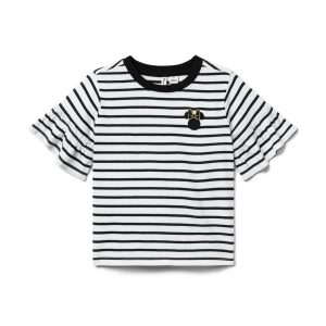 Disney Minnie Mouse Striped Ruffle Top