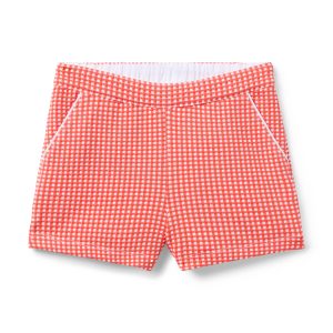 Gingham Jacquard Short