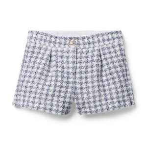 Houndstooth Tweed Short