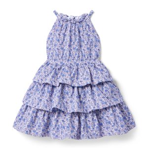 Floral Tiered Ruffle Dress