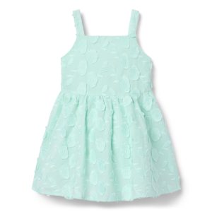 Floral Appliqué Dress