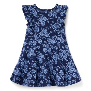 Floral Jacquard Dress