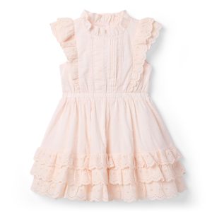 Eyelet Ruffle Party Dress
