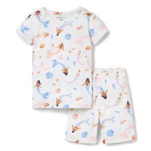 Good Night Short Pajama In Mermaid