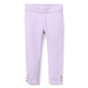 Button Cuff Ponte Pant