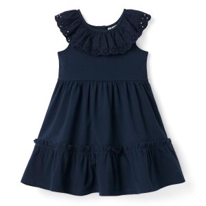 Eyelet Ruffle Dress