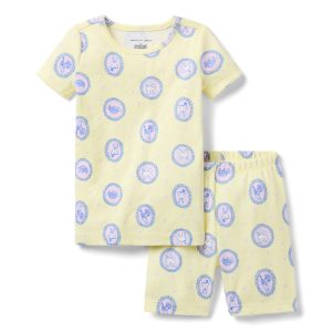 Good Night Short Pajama In Animal Portrait