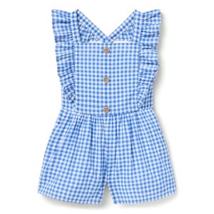 Gingham Ruffle Romper