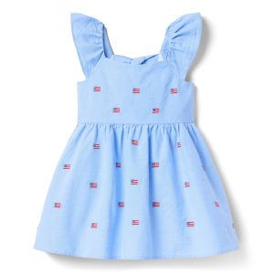 Embroidered Flag Dress