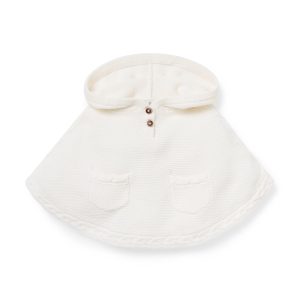 Baby Hooded Sweater Cape
