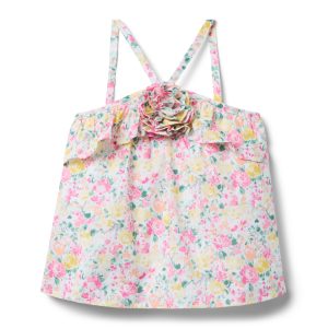 Serena Williams x Janie and Jack Floral Flair Top