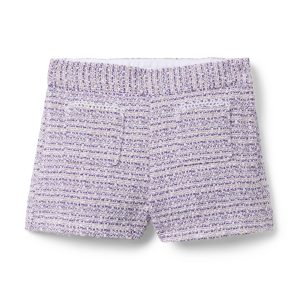 Tweed Patch Pocket Short