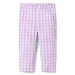 Gingham Canvas Pant