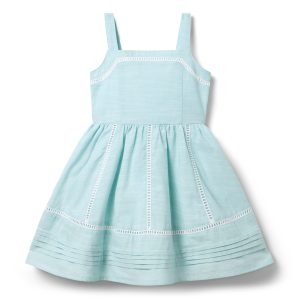 Pintuck Trim Dress