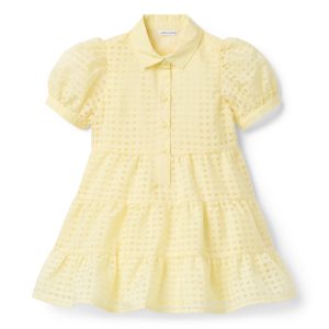 Checked Organza Dress