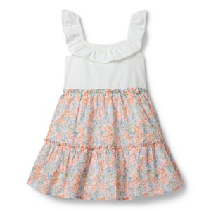 Ditsy Floral Ruffle Tiered Dress