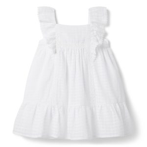 Checked Ruffle Dress