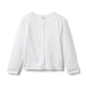 The Scallop Trim Cardigan