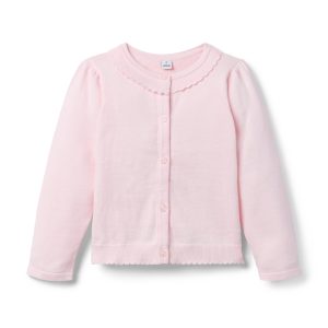 The Scallop Trim Cardigan