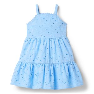 The Floral Eyelet Dress