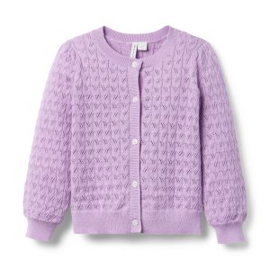 Pointelle Cardigan