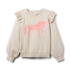 Unicorn Ruffle Sweater